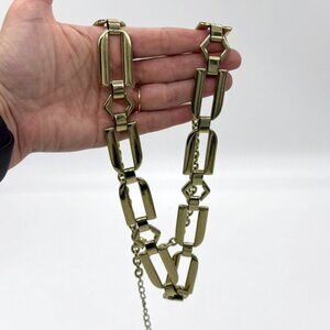 Chico's Gold Colored Necklace 36”